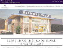 Tablet Screenshot of diamondvaultjewelers.com